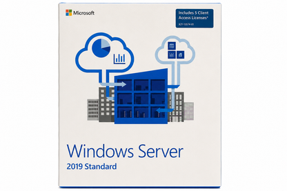 Microsoft Windows Server 2019 Standard Edition with 5 CLT- NEW!