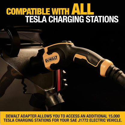 Dewalt Tesla to SAE J1772 Charging Adapter, DXPAEV20TS, EV Charger, NEW!