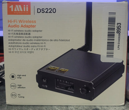 1Mii LavAudio DS220 HiFi Wireless Bluetooth Audio Adapter, AptX-HD LDAC, New!