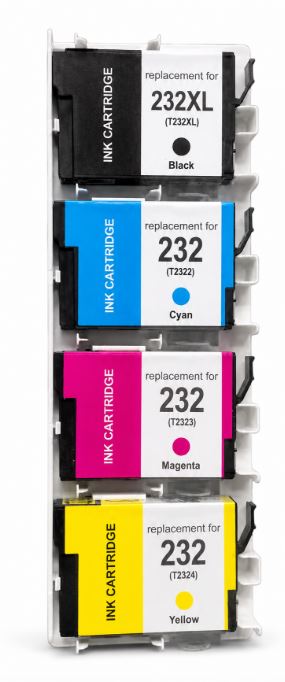 232XL Ink Cartridges Combo Pack for Epson WF-2930 WF-2950 XP-4200 4-Pack - NEW!