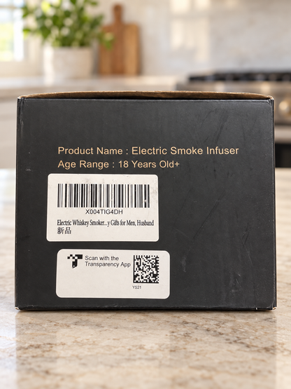 Electric Whiskey Smoker Kit - Rechargeable Cocktail Smoker with 6 Flavors - NEW!