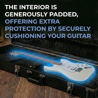 Gearlux Bass Guitar Hard Case, Fits Fender Precision/Jazz Bass, w/ Locking Key!
