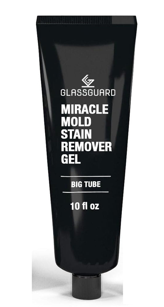 Glassguard Miracle Mold Stain Cleaning Gel, Heavy Duty Cleaning Gel, 10 oz, New!