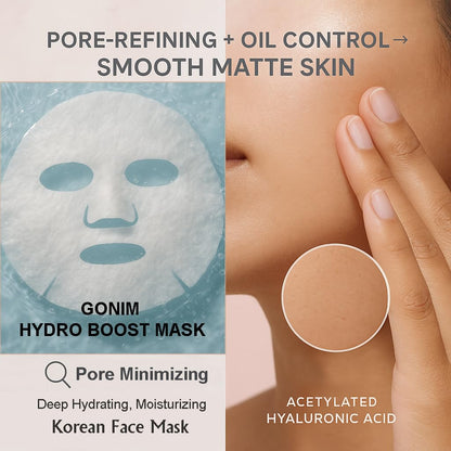 GONIM Hydro Boost, Blue Lotus Skin Barrier Masks (2 Boxes, 10 Masks) Exp. 11/26