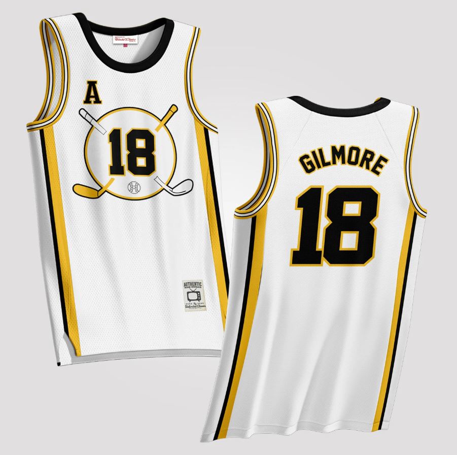 Unlimited Classic Happy Gilmore Basketball Jersey #18, Adam Sadler Iconic, New!