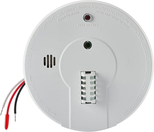 Kidde HD135F Interconnected 120V AC Wire-In Heat Detector Alarm Home Safety, New