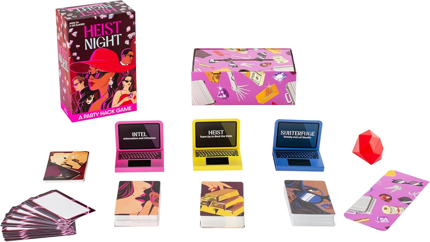 Heist Night A Party Hack Game, 6 - 20 Players, Ages 13+, Brand New