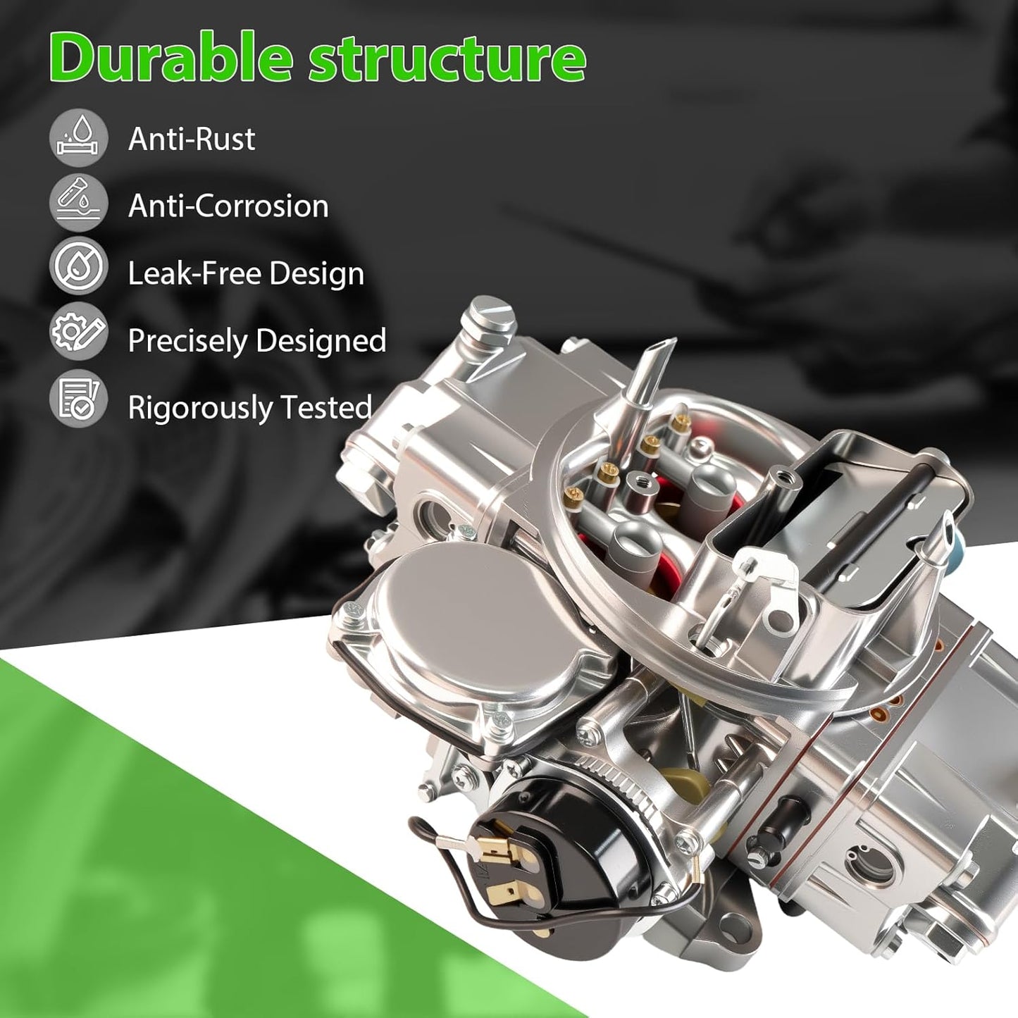 Classic 4160 4-Barrel Carburetor 0-80458SA for Holley, Electric Choke, 600 CFM