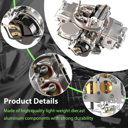 Classic 4160 4-Barrel Carburetor 0-80458SA for Holley, Electric Choke, 600 CFM