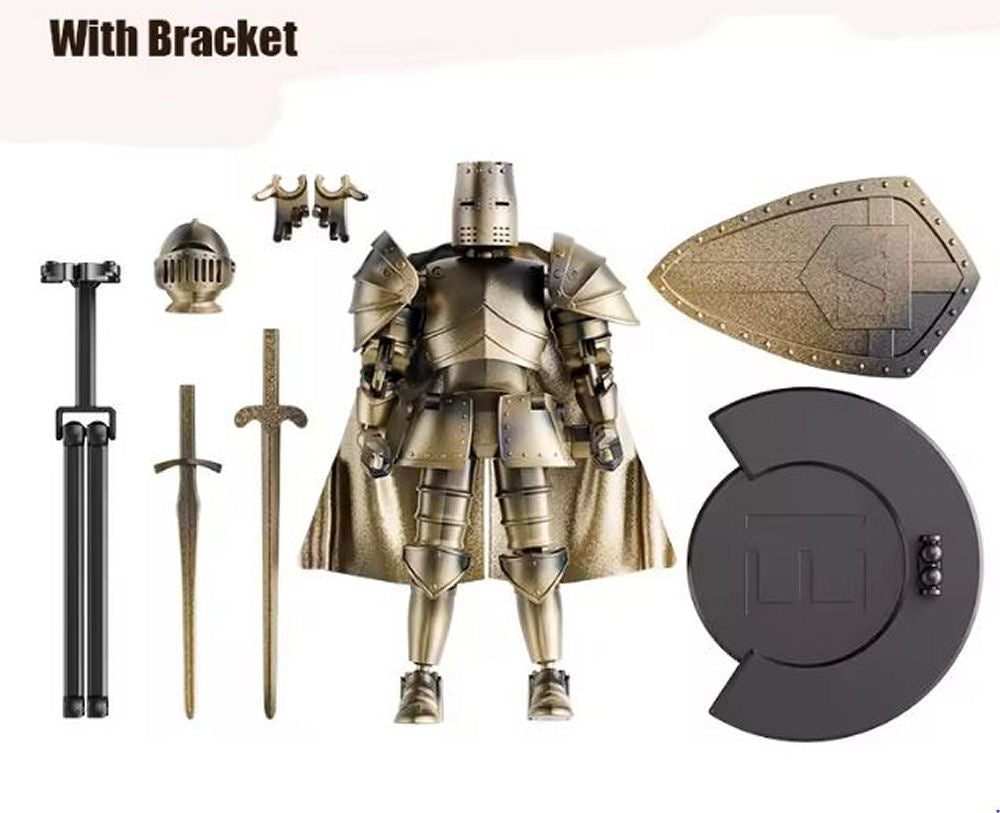 Middle Ages Medieval Knight Action Figures, Retro Models, DIY Multi Joint - New!