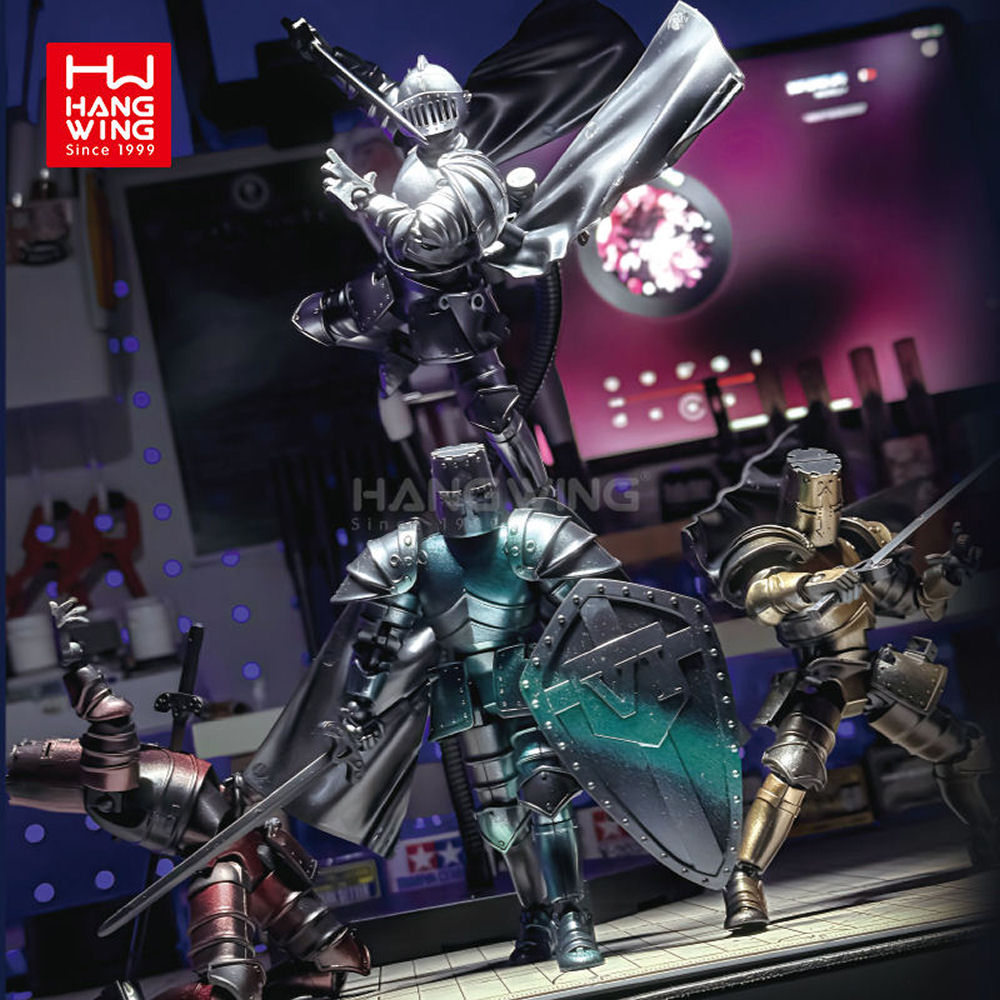 Middle Ages Medieval Knight Action Figures, Retro Models, DIY Multi Joint - New!
