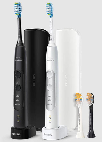 Philips Sonicare ProfessionalClean HX7513/72 Electric Toothbrush, White/Black