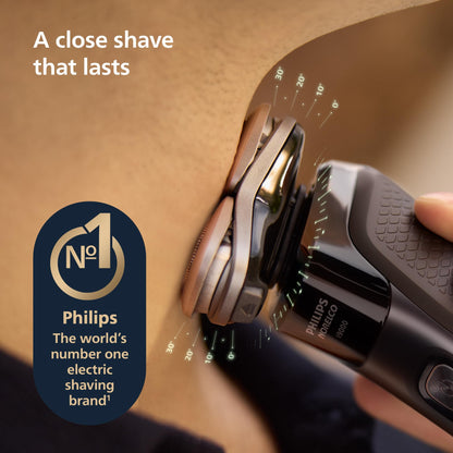 Philips Norelco Shaver i9000 Wet & Dry Electric Razor, Black, SenseIQ - New!