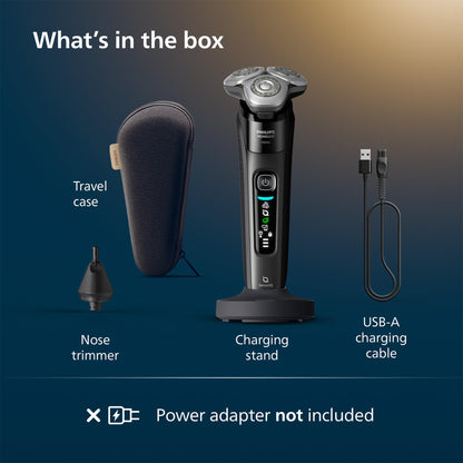 Philips Norelco Shaver i9000 Wet & Dry Electric Razor, Black, SenseIQ - New!