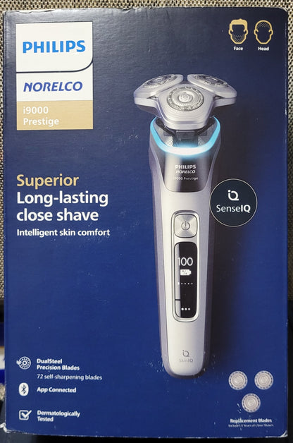 Philips Norelco i9000 Prestige Wet/Dry Electric Shaver w/ SenseIQ (XP9204/98)