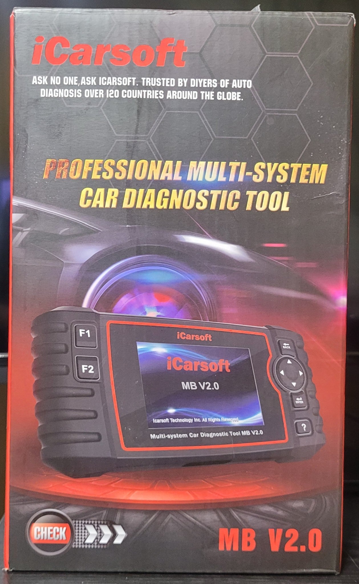 iCarsoft MB V2.0 Car Diagnostic Tool for Mercedes-Benz & Others, New, Free Ship!