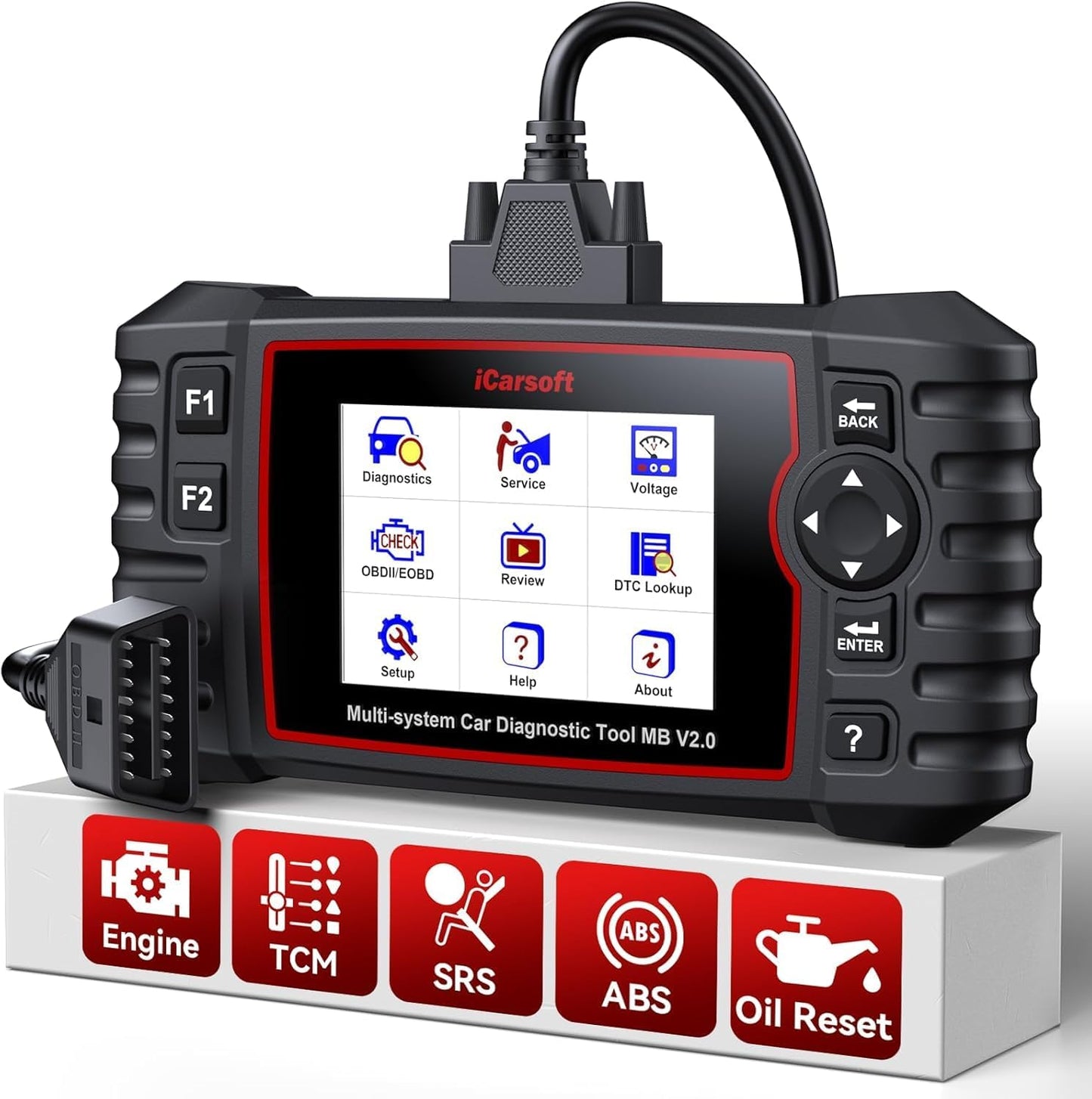 iCarsoft MB V2.0 Car Diagnostic Tool for Mercedes-Benz & Others, New, Free Ship!