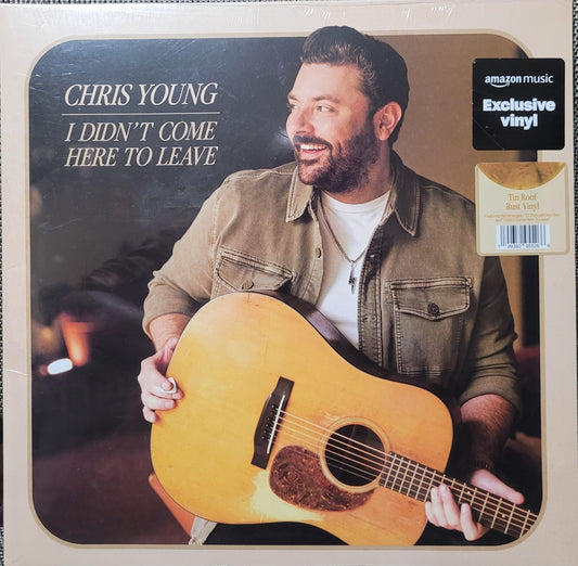 Chris Young - I Didn't Come Here to Leave - Tin Roof Rust Color Vinyl LP, New!