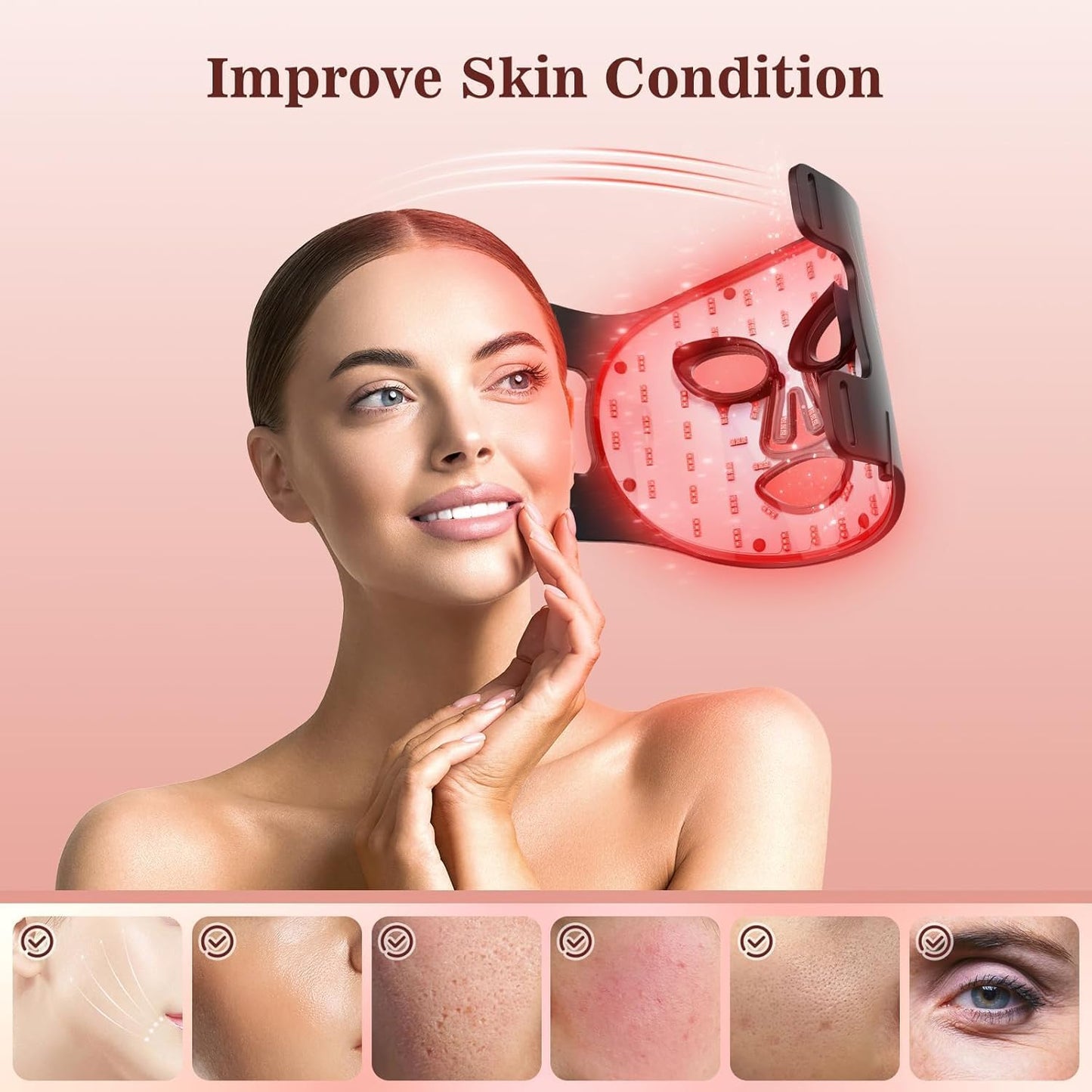 Inteo Spectral Mask Instrument Beauty Light Therapy Mask #2311, New (sealed)!