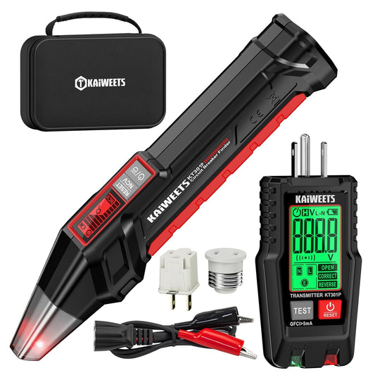 KaiWeets Circuit Breaker Finder KT301P, GFCE Outlet Tester, New, Free Shipping!