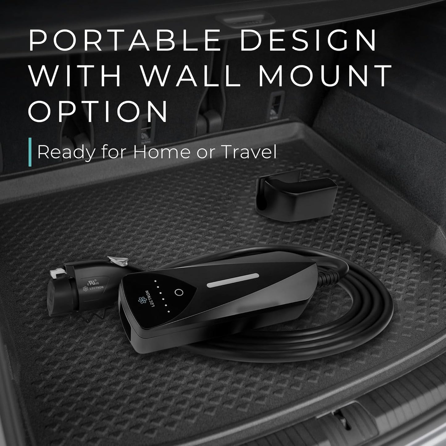 Lectron Level 1/2 (8A - 40A),  J1772 Portable Dual-Level  EV Charger, New!