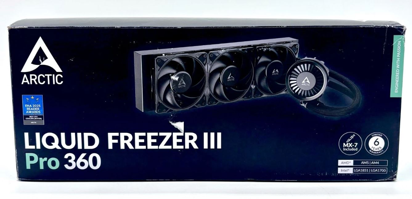 ARCTIC Liquid Freezer III Pro 360 A-RGB black PC Water Cooler AIO CPU - New!