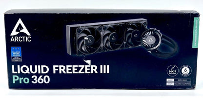ARCTIC Liquid Freezer III Pro 360 A-RGB black PC Water Cooler AIO CPU - New!