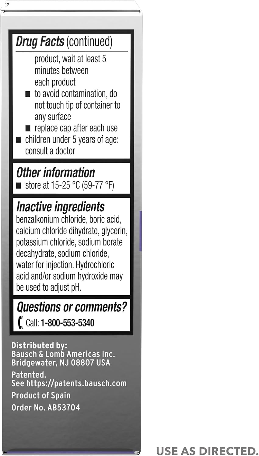 Lumify Redness Reliever Eye Drops, (2 Pack .16 oz), 8hrs Relief, Exp. 11/26