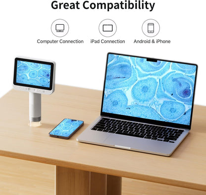 Beaverlab Digital Microscope Darwin DDL-M2C, 4" Display, New (OB)