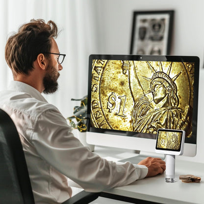 Beaverlab Digital Microscope Darwin DDL-M2C, 4" Display, New (OB)