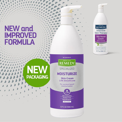 Medline Remedy Specialized Moisturize Skin Cream, 32 oz, Exp. 7/26, Free Ship!