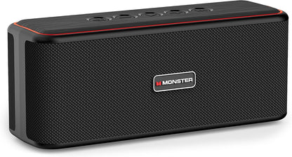 Monster Shock Plus Bluetooth 6.0 Speaker w/ 30W Stereo Sound Plus, Brand New!