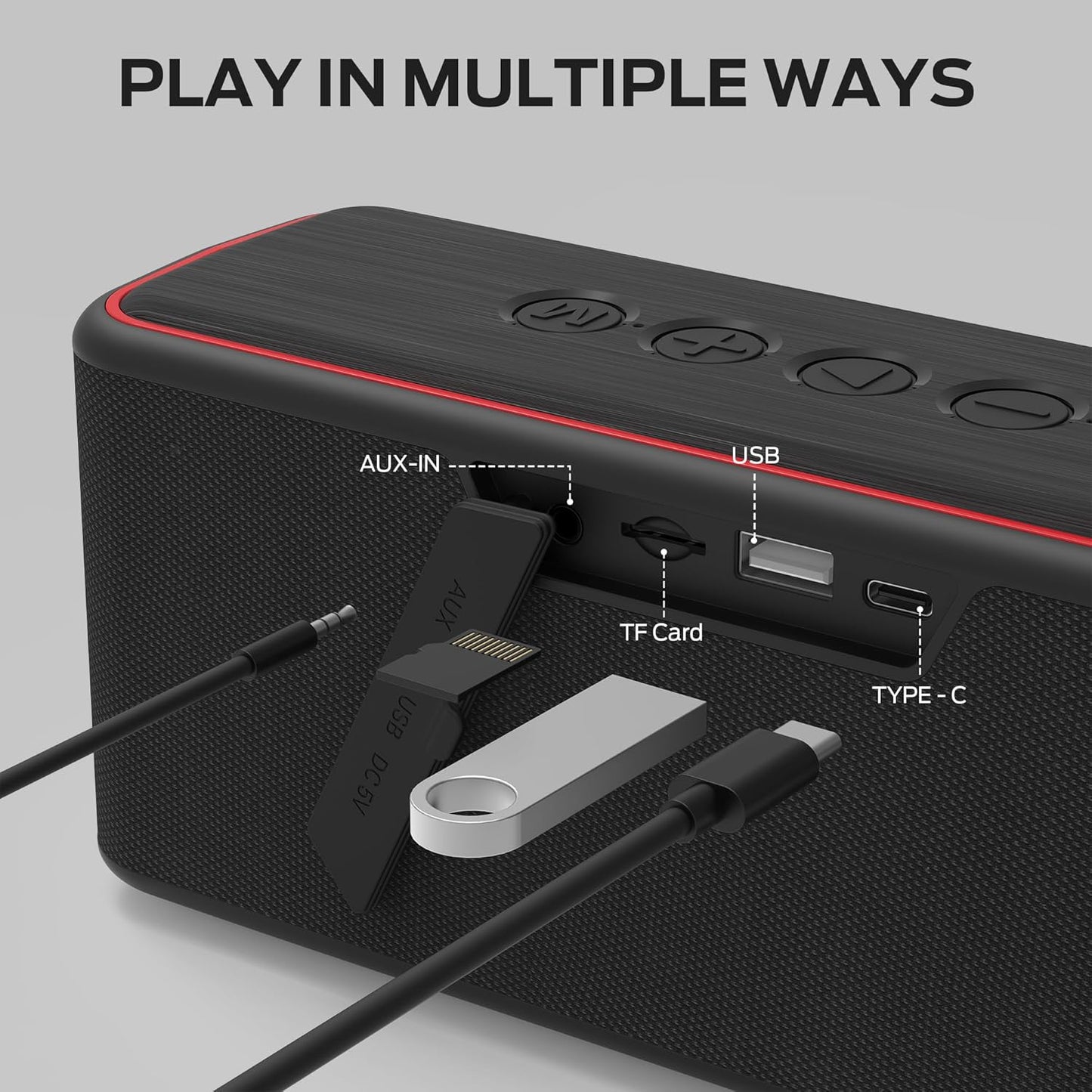 Monster Shock Plus Bluetooth 6.0 Speaker w/ 30W Stereo Sound Plus, Brand New!