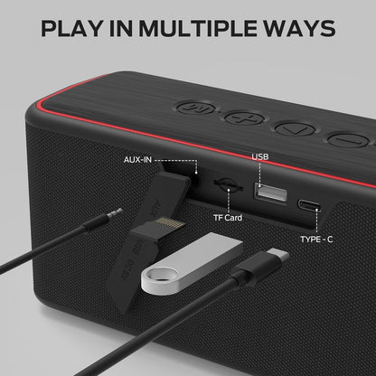 Monster Shock Plus Bluetooth 6.0 Speaker w/ 30W Stereo Sound Plus, Brand New!