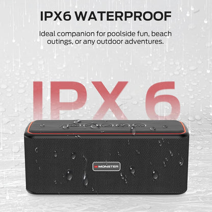 Monster Shock Plus Bluetooth 6.0 Speaker w/ 30W Stereo Sound Plus, Brand New!