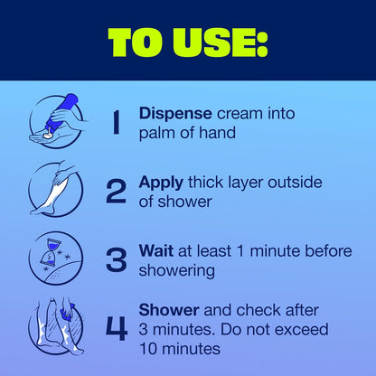 Nair Sensitive Shower Cream Hair Remover w/ Coconut Oil, 12 oz - New!