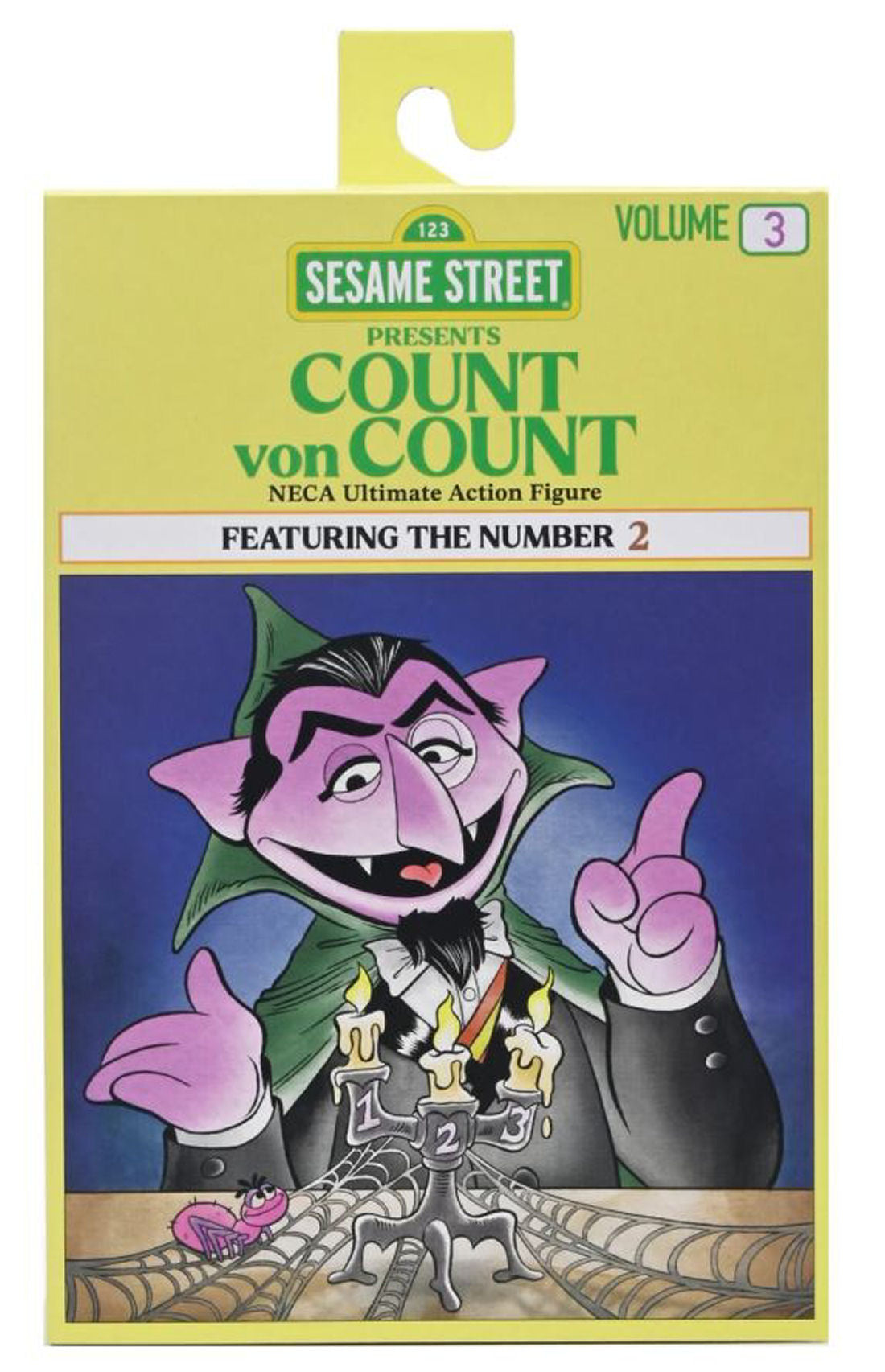 NECA Sesame Street The Count Von Count, Ultimate 7" Action Figure, New!