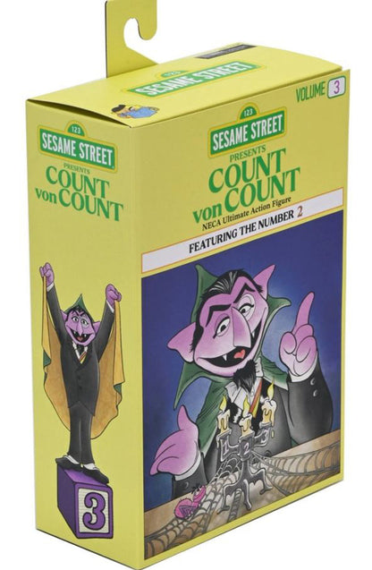 NECA Sesame Street The Count Von Count, Ultimate 7" Action Figure, New!