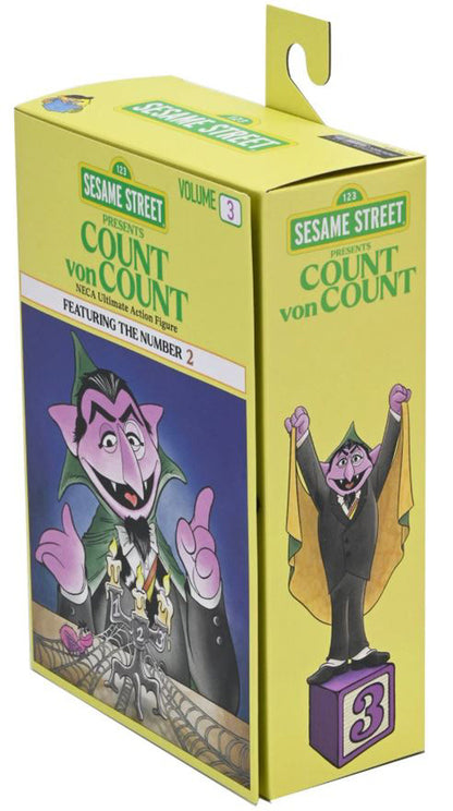 NECA Sesame Street The Count Von Count, Ultimate 7" Action Figure, New!