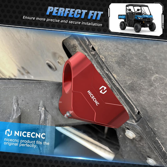 NICECNC Dump Bed Hinges Support Pivot For Can-Am Commander 1000R Max 2021-2023