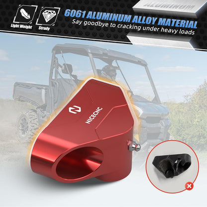 NICECNC Dump Bed Hinges Support Pivot For Can-Am Commander 1000R Max 2021-2023