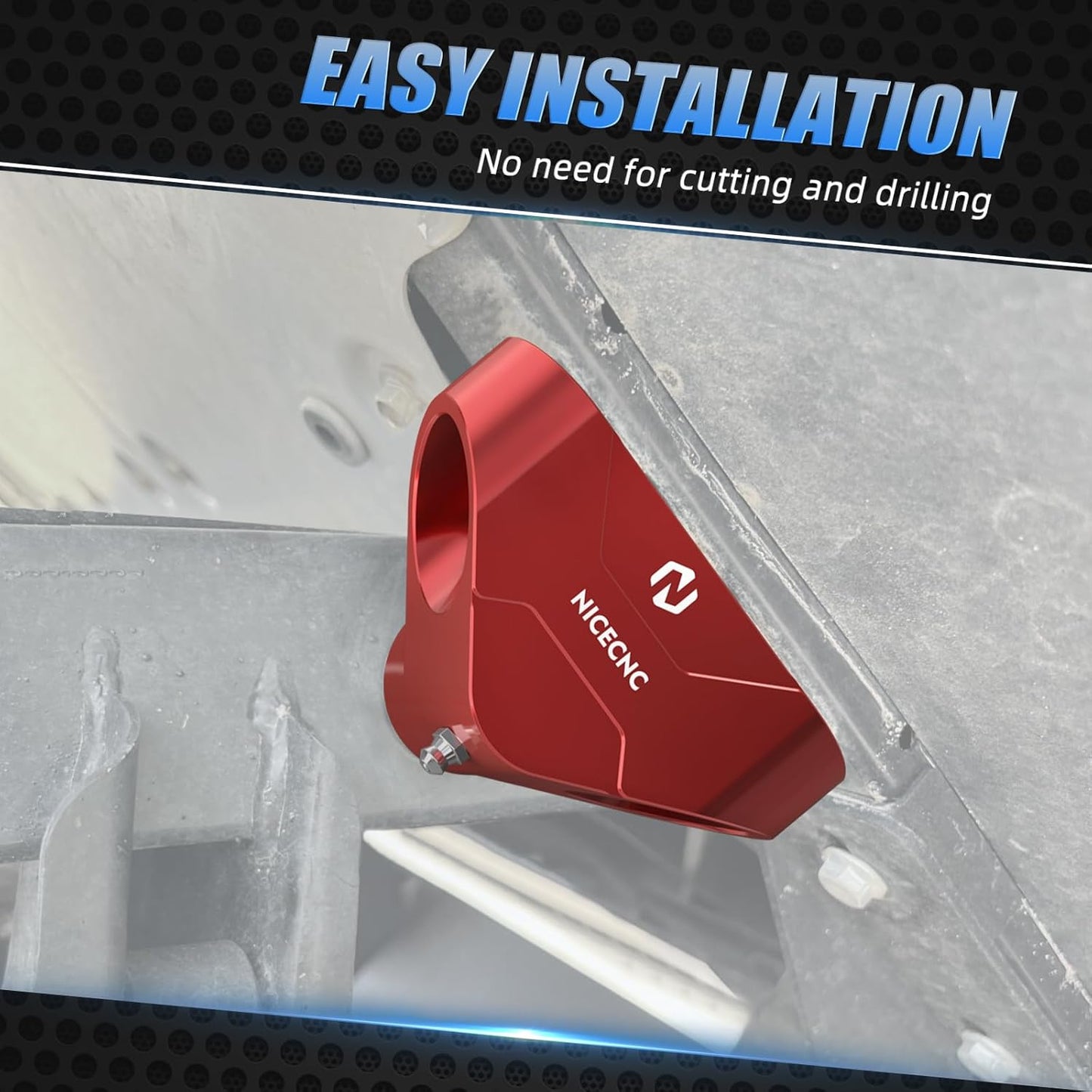 NICECNC Dump Bed Hinges Support Pivot For Can-Am Commander 1000R Max 2021-2023