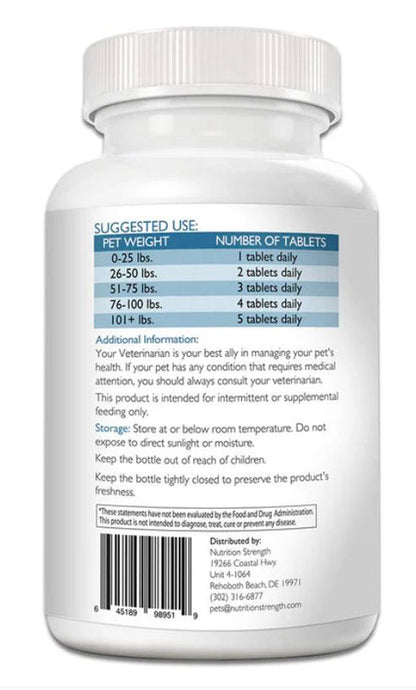 Nutrion Strength Blood Support Nutrients for Dogs, 120 Tablets, Exp. 12/27