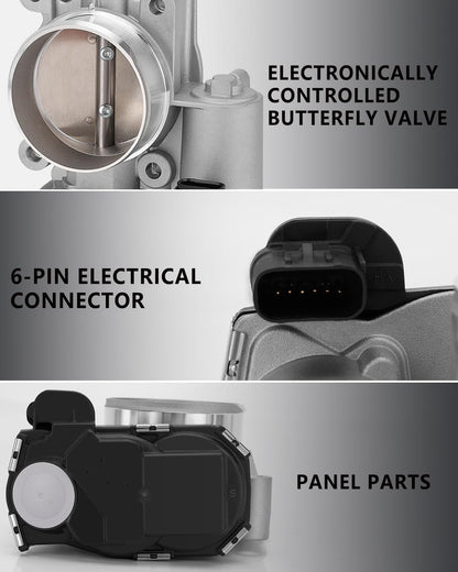 OKLPF LXTB1302 Electronic Throttle Body, for Envision, Cadillac ATS, Chevy, New!