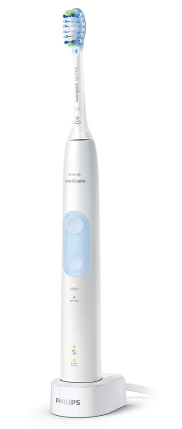 Philips Sonicare Optimal Clean HX6829/70 Electric Toothbrush, Wht/Lt. Blue -New!