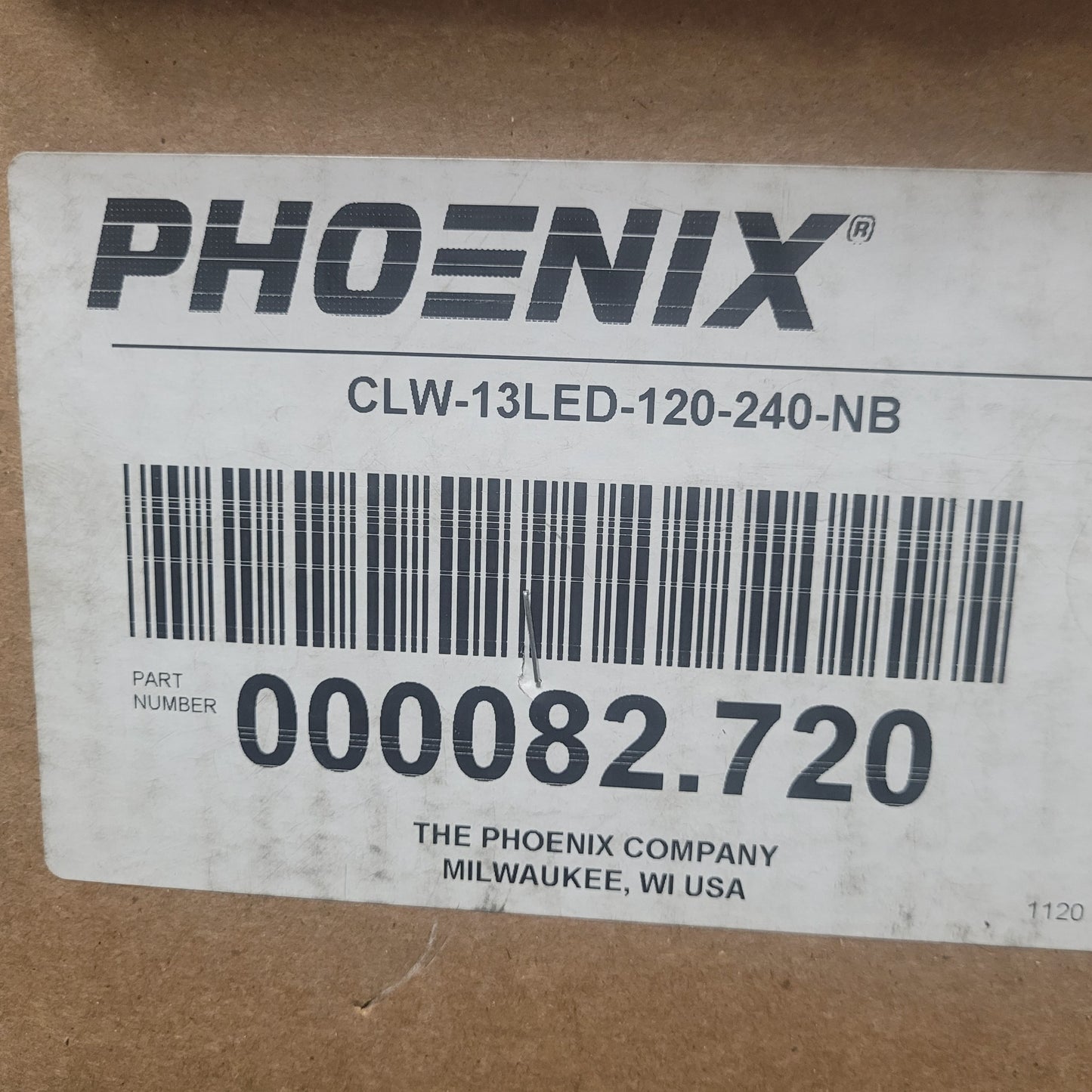 Phoenix CLW-13LED-120-240-N, 1000 Lumens, Wall Mount Lighting, New!