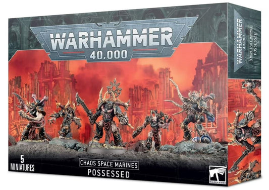Games Workshop Warhammer 40K Chaos Space Marines Possessed (99120102140), New!