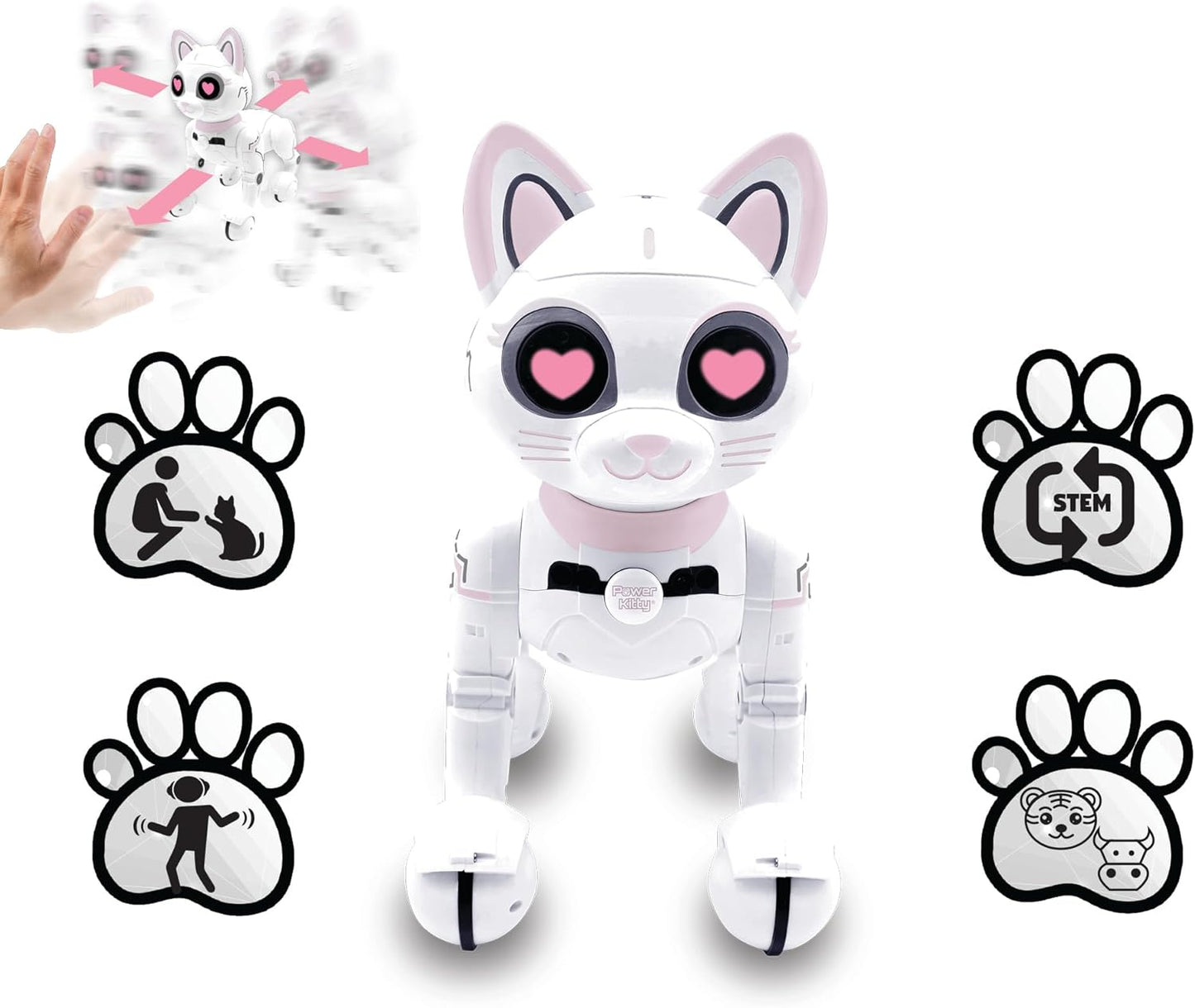 Lexibook Power Puppy Smart Robot Cat, Programmable w/ Remote Control - New!