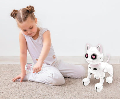 Lexibook Power Puppy Smart Robot Cat, Programmable w/ Remote Control - New!