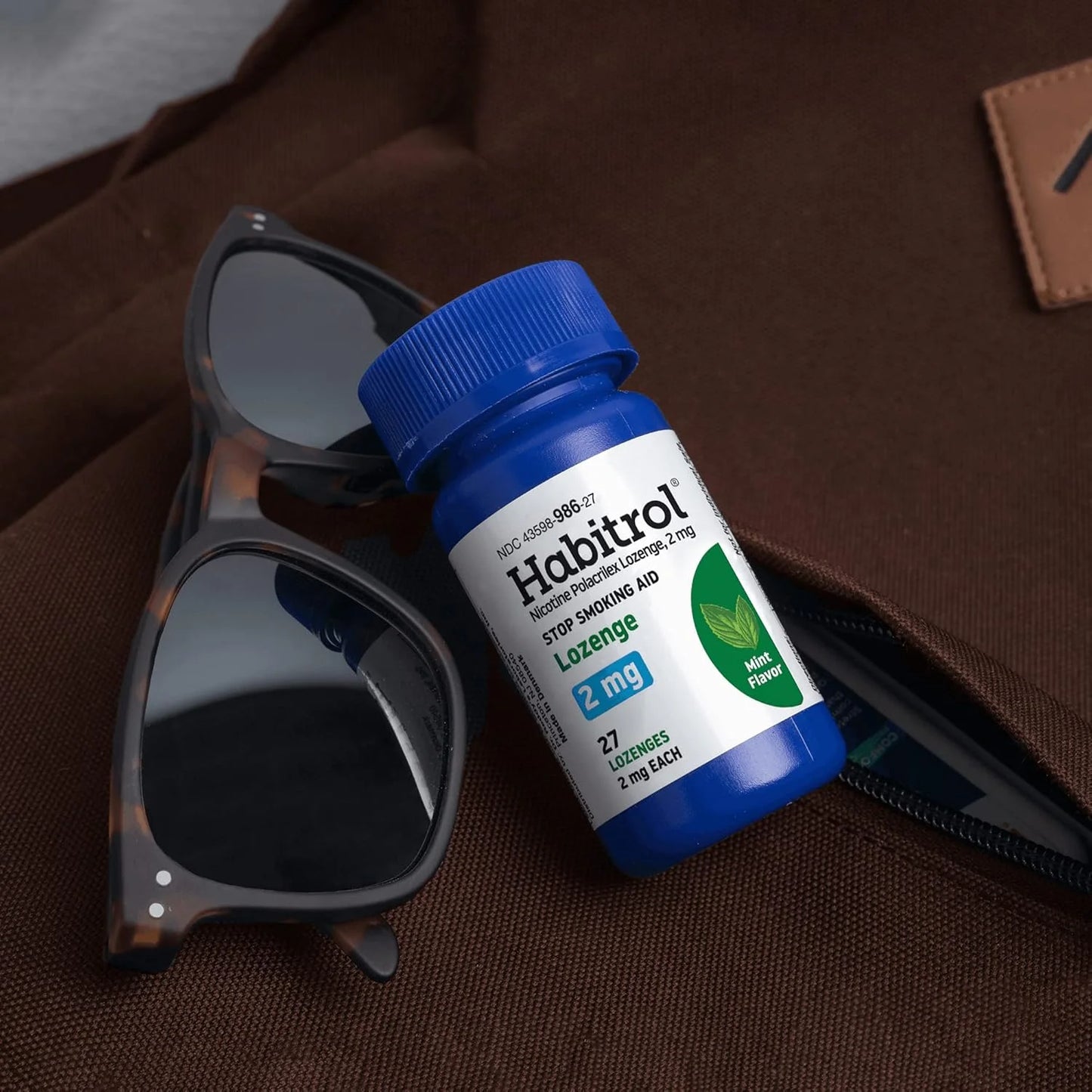 Habitrol Nicotine Lozenge 4mg Mint Flavor for Quitting Smoking, 135ct, Exp. 9/26